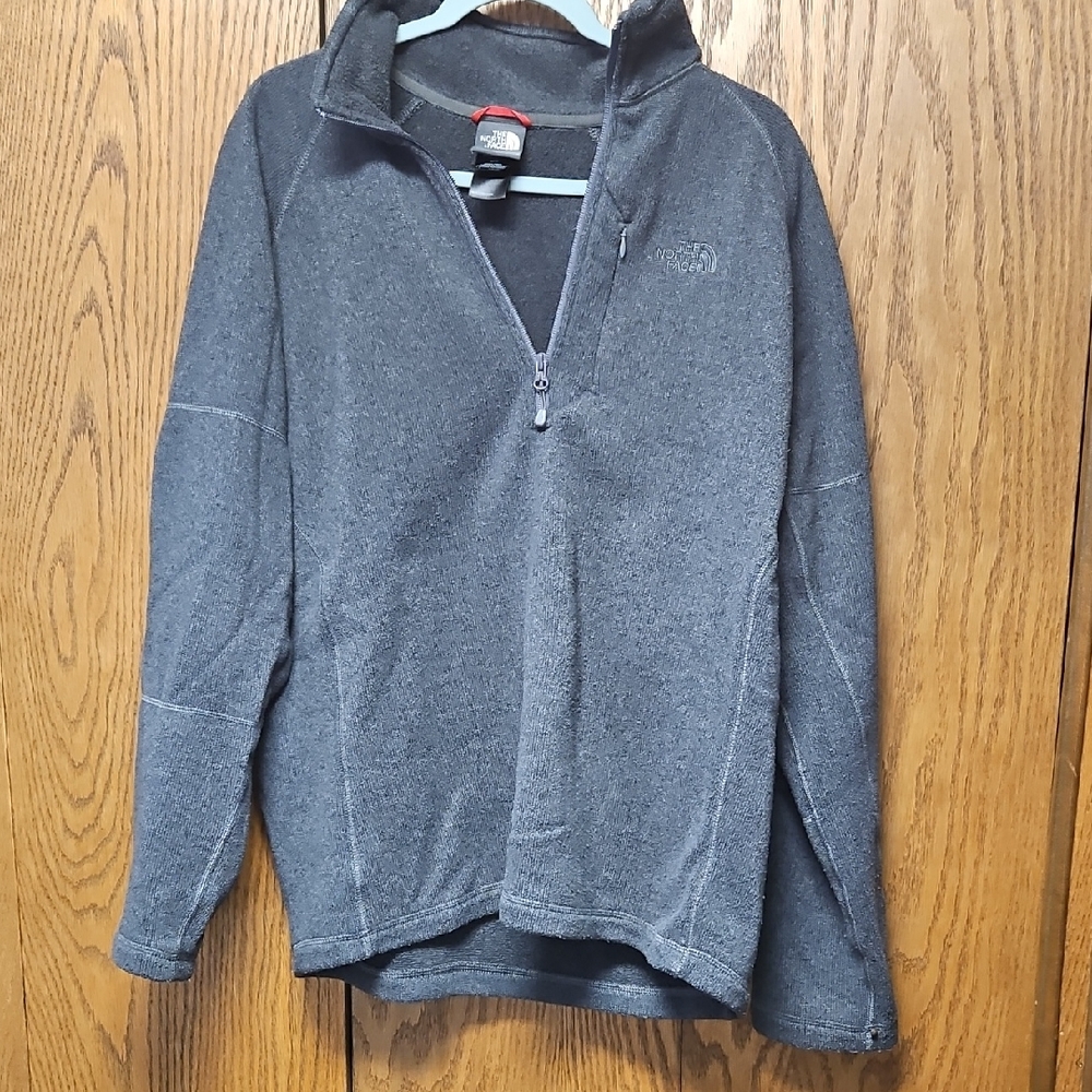 The North Face Charcoal Half-Zip Fleece